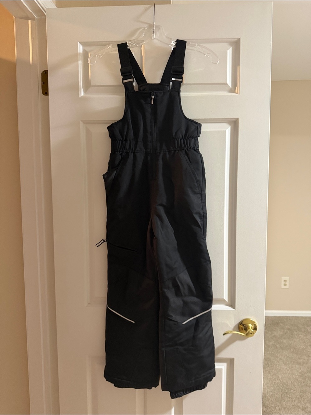 Swiss Tech Black Kids Snow Bib Overalls
